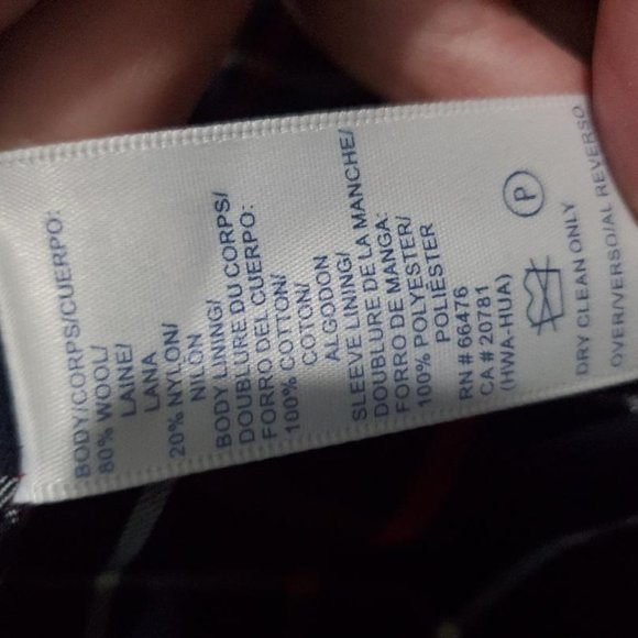 Tommy Hilfiger Wool Pea coat XL - Picture 7 of 7